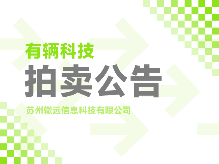 有辆科技拍卖公告