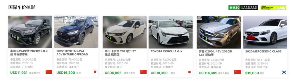 有辆30二手车批售指数YP30 - 2026年9月数据